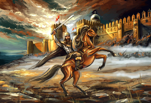 Пъзел „Кан Тервел - Спасителят на Европа“